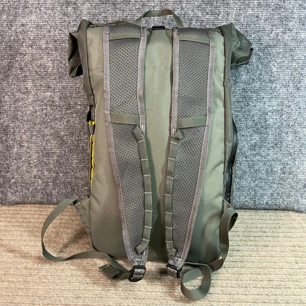 CamelBak Roll Top Backpack Olive Green Ripstop Hiking Commuter Bag